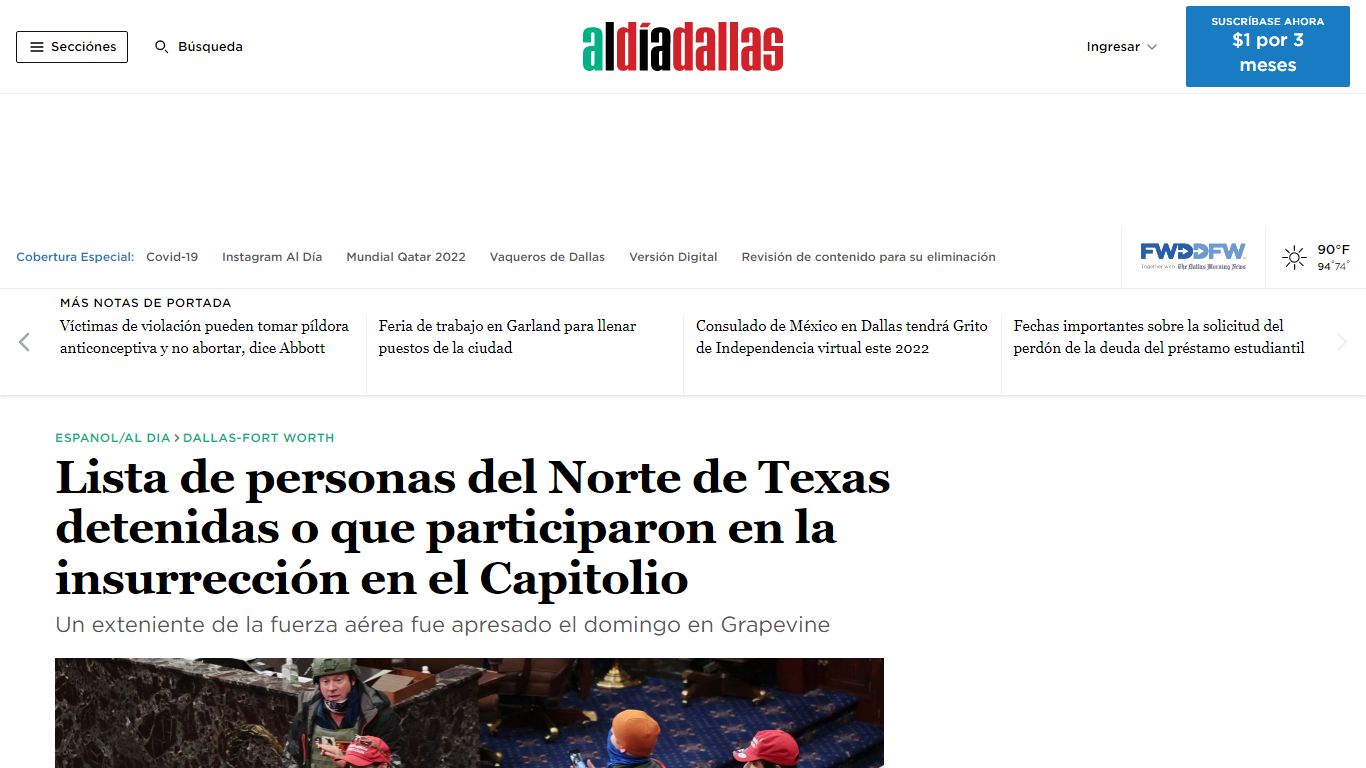 Lista de personas del Norte de Texas detenidas o que participaron en la ...